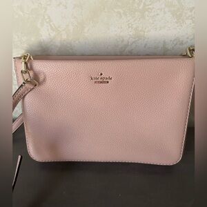 Kate Spade New York Women's Jackson Triple Gusset Crossbody Rosy Cheeks New NWT